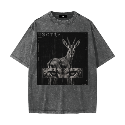 "INSTINCT" Oversized Washed Tee