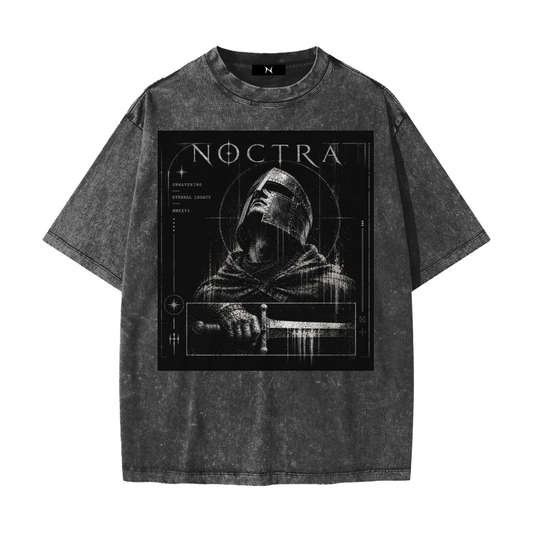"Unbroken Vigil" Oversized Washed Tee