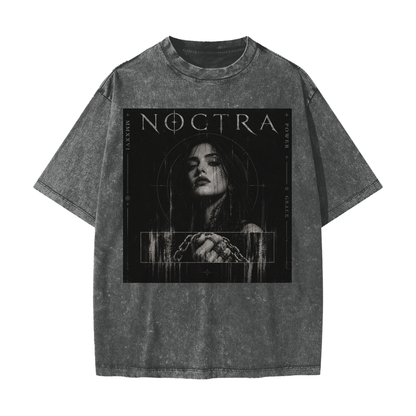 "Restraint" Oversized Washed Tee