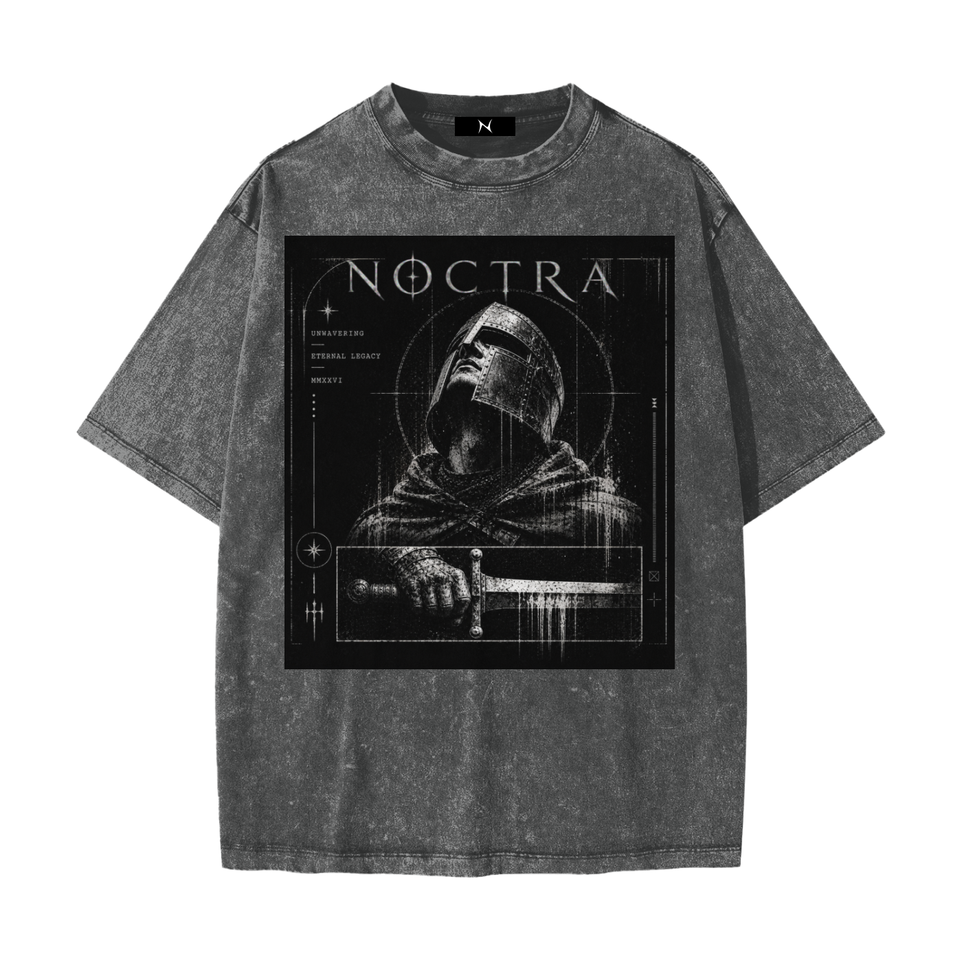 "Unbroken Vigil" Oversized Washed Tee