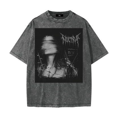 "Veil of Memory" Oversized Washed Tee