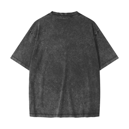 "INSTINCT" Oversized Washed Tee